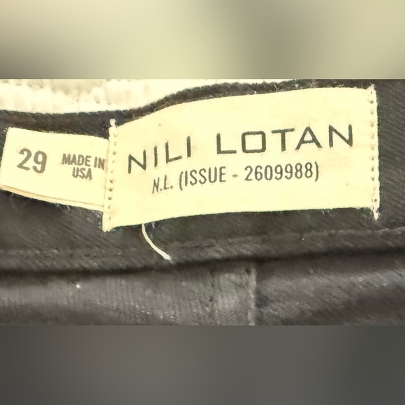 NWT Nili Lotan SHON jeans Size 29 Darkest Black Never Worn purchased Iowa City - Picture 11 of 15